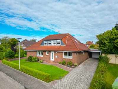 Moderner Bungalow mit zusätzlichen Wohnraum im Obergeschoss - Viel Platz in Wittmund!
