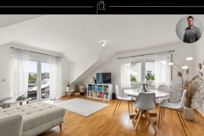 Attraktive Dachgeschosswohnung mit Balkon & Garage