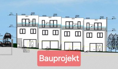 Bauprojekt 4 Reihenhäuser mit Baugenemigung. Zum sofort starten