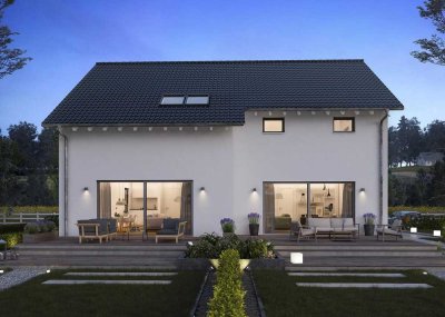 Halbierte Baukosten für Ihr Eigenheim! Ein Doppelhaus macht es möglich!