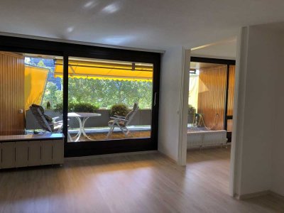 3 1/2 Zimmer-Terrassenwohnung mit schönem Blick auf Neckar und Mannheimer Skyline