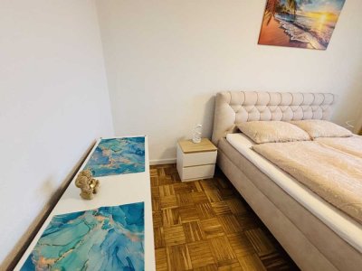 Möblierte Moselblick 2-Zimmer Wohnung zur Zwischenmiete mit Balkon im 1. OG in Trier-Biewer