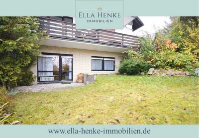 Mit Terrasse + Garten! Gepflegte Erdgeschoss-Wohnung mit 2 Bädern...