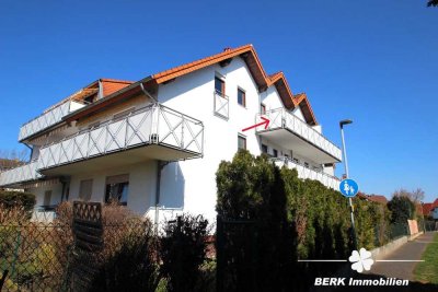 BERK Immobilien - Toll geschnittene 2-Zimmer-ETW mit großem Balkon in ruhiger Lage von Seligenstadt-