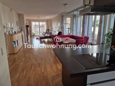 Tauschwohnung: 4 Zimmer plus Hobbykeller mit Fußbodenheizung und Garten