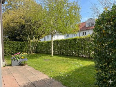 Wohnen im Grünen: Helle Gartenwohnung für Familien – befristet verfügbar