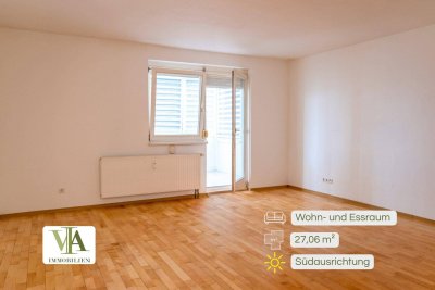 Südseitig gelegene 3-Zimmer-Wohnung mit verglastem Balkon und TG-Abstellplatz in Neu-Rum