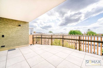 Wohnung Nr. 68: 3-Zimmer-Wohnung im 7. OG mit Westbalkon und traumhaftem Blick bis zur Frauenkirche