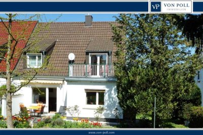 Doppelhaushälfte mit liebevoll gestalteten Garten, Garage und Gerätehäuschen - Nähe der Unikliniken