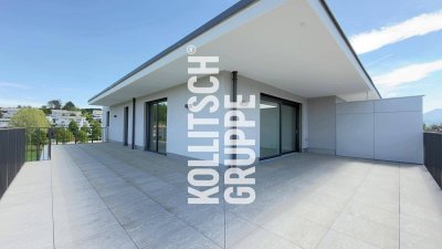 UNSEREINS - Exklusive 4-Zimmer-Wohnung mit großzügiger Dachterrasse &amp; zwei TG-Stellplätzen in Feschnig.