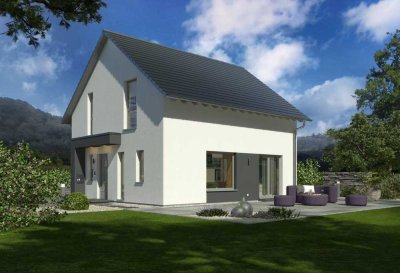 1 VON 3 BAUPLÄTZEN IM HERZEN FRANKFURT - EINFAMILIENHAUS MIT OFFENER ARCHITEKTUR - MIT WENIG GARTENA