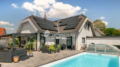 Exklusives EFH mit hochwertiger Ausstattung, durchdachter Architektur und Wellnessgarten