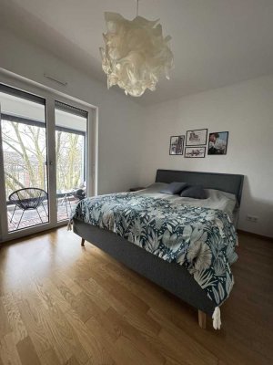 Traumhafte 3-Zimmer-Wohnung in den Karolinger Höfen mit Blick auf die Düssel ab dem 01.09