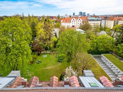 Ein Logenplatz fürs Leben: luxuriös, grün, zentral in Alt Bogenhausen: ruhig gelegen mit West-Balkon