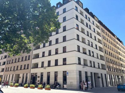 Frei ab sofort - Hochwertige 1-Zi.-Whg. in bester Lage - 7.OG - EBK & Balkon