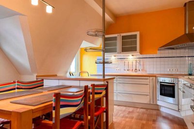 Großzügige 4-Zimmer-Maisonette mit großer sonniger Dachterrasse in zentraler Lage