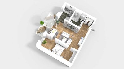 2-Zimmer-Terrassenwohnung in Berlin-Müggelheim