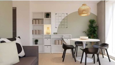 Charmante 3-Raum-Wohnung: Neubau mit Aufzug, Fußbodenheizung & smarter Energietechnik