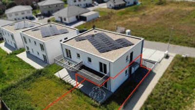 Top-Energieeffizienz trifft Komfort: Neubauwohnung mit Terrasse; KFW-55 Förderung