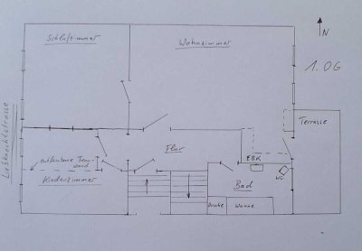 Freundliche 3-Zimmer-Terrassenwohnung 1. OG mit mit EBK, Zentrale 1a Lage in Bernburg (Saale)