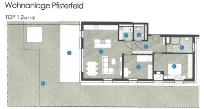Dreizimmer Gartenwohnung Top 1.2 in Fügen - WA Pfisterfeld