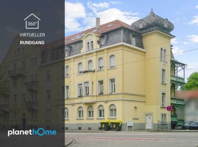 Helle, vermietete 4-Zimmer-Dachgeschoss-Wohnung (Denkmalschutz) direkt im Zentrum von Rastatt