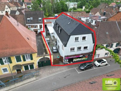 4 Familienhaus mit Bistro ca. 400m² Wohnfläche, 14 Zimmer In Albertsweiler zu Verkaufen