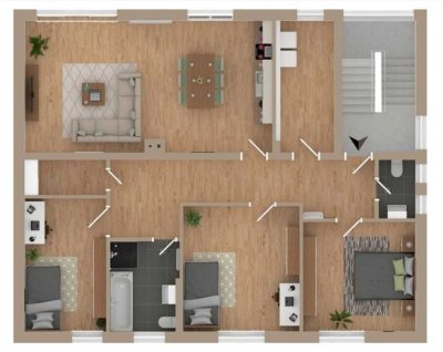 Eigentumswohnung Zweibrücken Nähe Zentrum 940 € - 103 m² - 4.0 Zi.