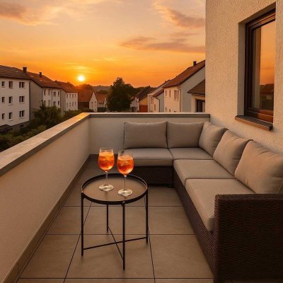 Erstbezug nach Sanierung: provisionsfreie 3-Zimmer-Wohnung mit Balkon und TG-Stellplatz
