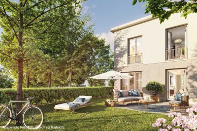 STILVOLLES 3-ZIMMER-STADTHAUS MIT PRIVATER TERRASSE UND GARTEN