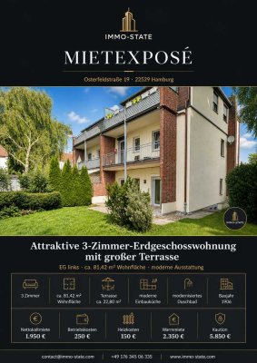 Zuhause mit Terrasse & Garten in Eppendorf