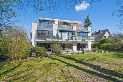 3-Zimmer-Wohnung mit klassischer Architektur, moderner Ausstattung und Südbalkon