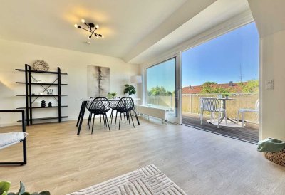 Sofort einziehen! Moderne 4 Zimmer-Wohnung mit 2 Balkonen und Stellplatz.
