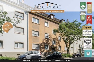 INVESTMENTCHANCE: Attraktives 9-Familienhaus mit Wertsteigerungspotenzial in Karlsruhe-Weiherfeld
