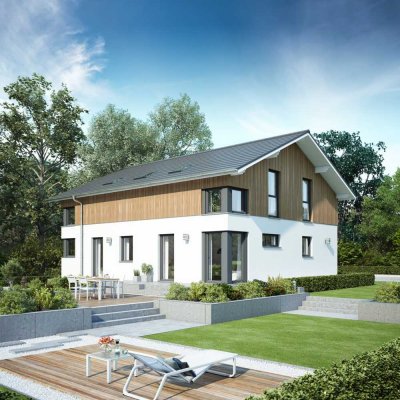 Bestpreisgarantie bei Bien-Zenker - Grundstück Bad-Säckingen mit Zweifamilienhaus CEL207