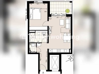 Tauschwohnung: Tausche 2 Zimmer gegen 3 zimmer