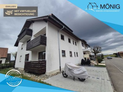 Gemütliche 2-Zimmer-Wohnung mit Einbauküche, großem Balkon und Stellplatz in Dagersheim