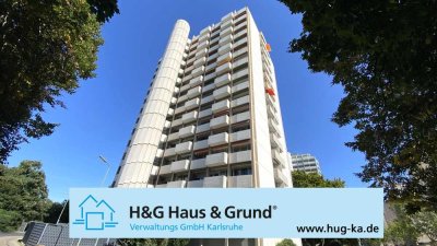 FREI! 2-Zimmerwohnung mit zwei Balkonen und TG-Stellplatz in zentraler Lage von Durlach