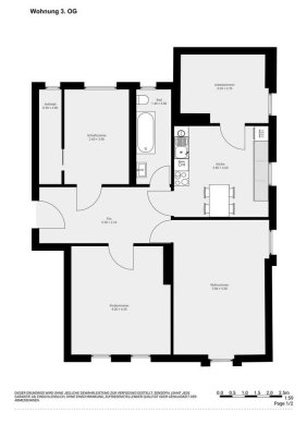 Sanierte Helle 4 Raum Wohnung Klimaanlage EBK Wannenbad m Fenster