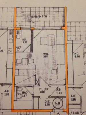 Von privat - schöne, geräumige 1-Zimmer Wohnung in München, Obermenzing