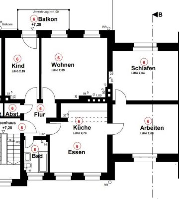 Helle 4-Zimmer-Wohnung in zentraler Lage in Münster