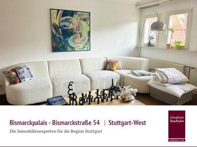 Bismarckstr. 54 – Helle 2,5-Zimmer-Atelierwohnung im Bismarckpalais in Toplage S-West (Aufzug vorh.)
