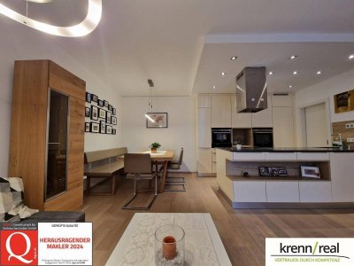 Moderne Wohnung mit 90 m² Eigengarten und TG-Platz