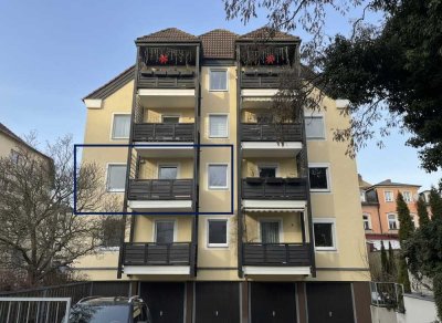 2-Zimmer-Wohnung mit Balkon und Garage in zentraler Innenstadtlage von Bayreuth