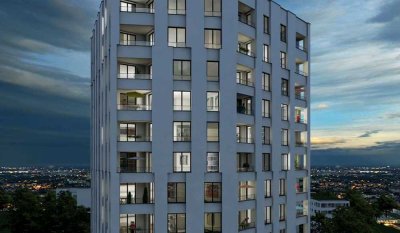 Reduziert: Wohnen auf höchsten Niveau! Penthouse im Isartower