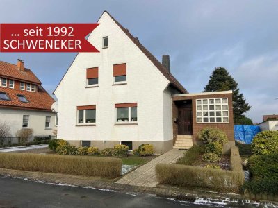 Solides Zwei-/Dreifamilienhaus mit Möglichkeit einer Hinterlandbebauung in Bünde-Südlengern!