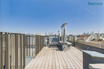 ERSTBEZUG - TOLLE DG WOHNUNG - DACHTERRASSE - FERNBLICK - 3 ZIMMER - U4 FRIEDENSBRÜCKE
