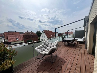 Stilvolle 3-Zimmer-Wohnung mit großer Dachterrasse in Harsum – Neubau, 135 m², Top-Ausstattung