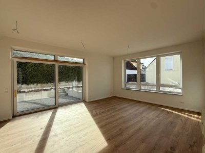 Erstbezug einer modernen, barrierefreien 2-Zimmer-Wohnung mit Garten in Poxdorf