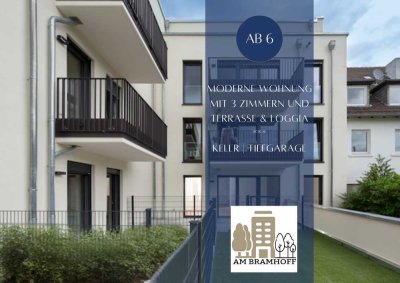 Hier haben Sie es besonders komfortabel! Dreizimmer-Terrassenwohnung mit Loggia&Garten